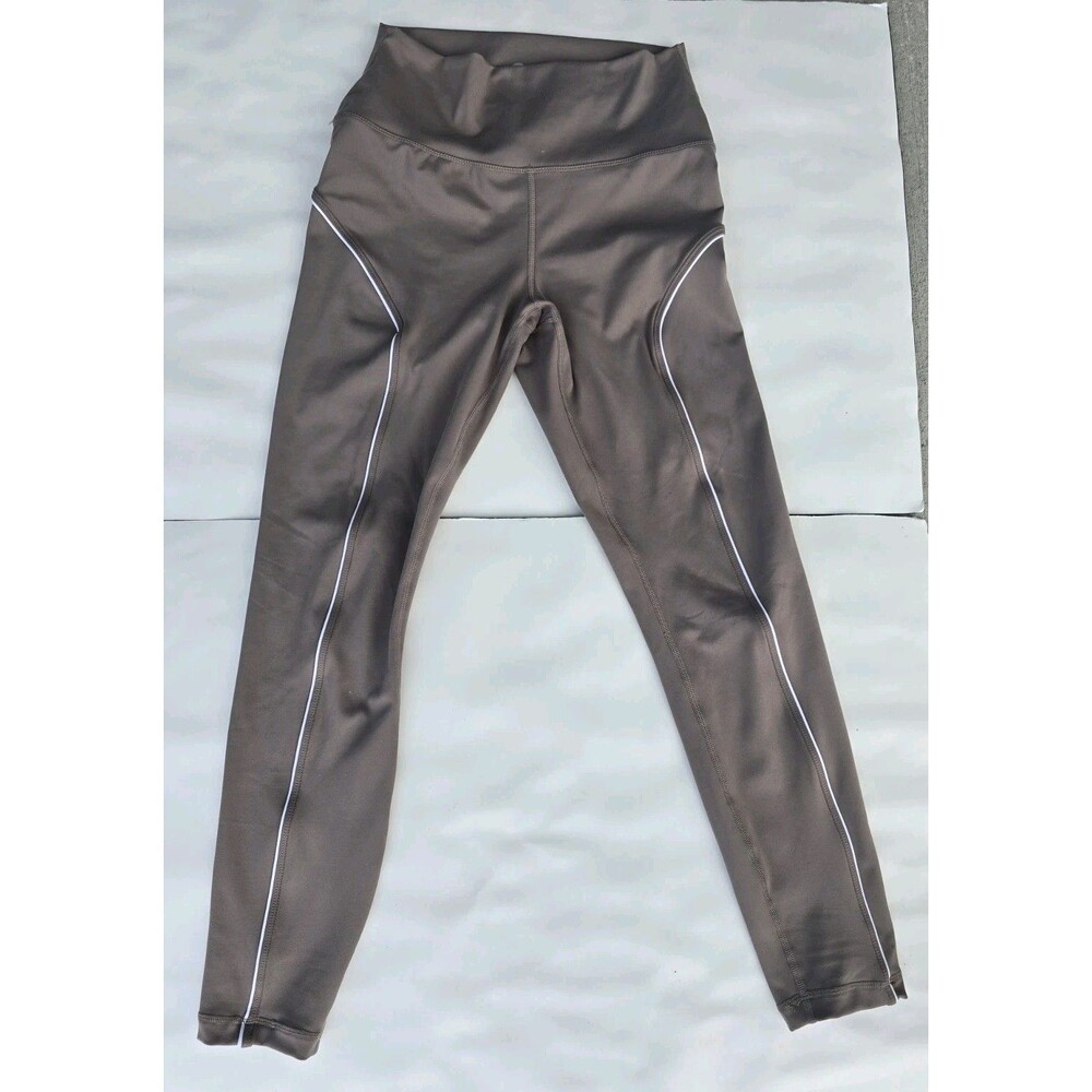 Velocity Interlock Highlight Ankle Tight Women's Leggings Gray Size M...